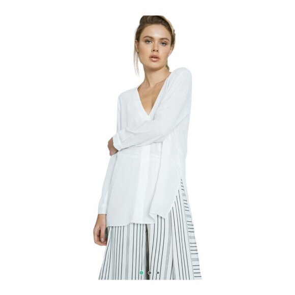 Topshop Side Split Oversized Shirt - Picture 7 of 7